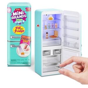 NEW Sealed Mini Brands Fill the Fridge Playset